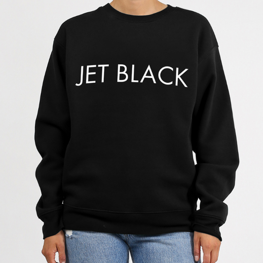 Brunette The Label Jet Black Black Crew