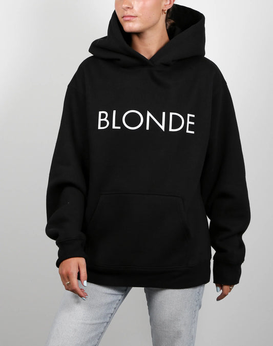 Brunette The Label  The "BLONDE" Classic Hoodie | Black
